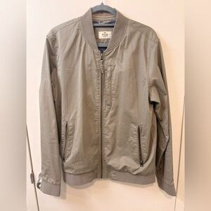 Marine Layer Men's Rossland Wax Canvas Bomber Bomber Jacket